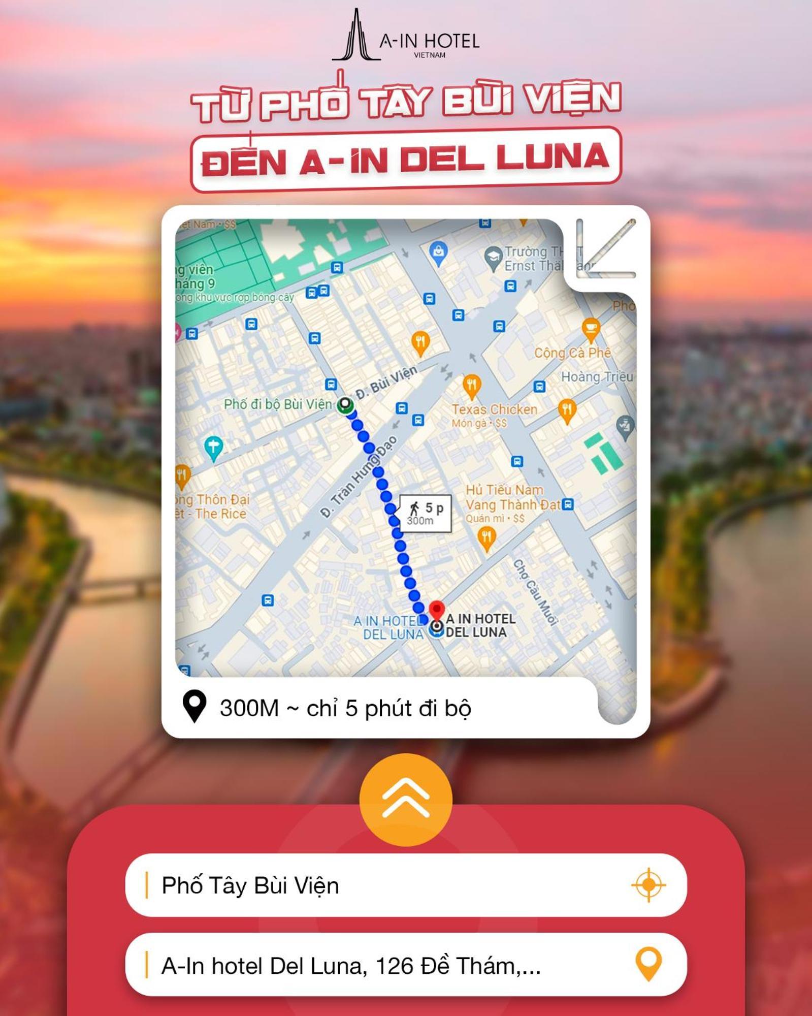 A In Hotel Del Luna Ho Chi Minh Zewnętrze zdjęcie